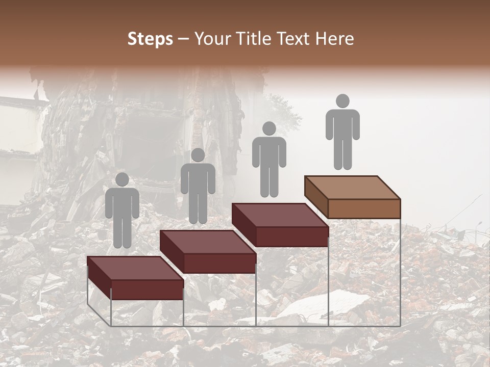 Destroyed Building PowerPoint Template