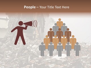 Destroyed Building PowerPoint Template
