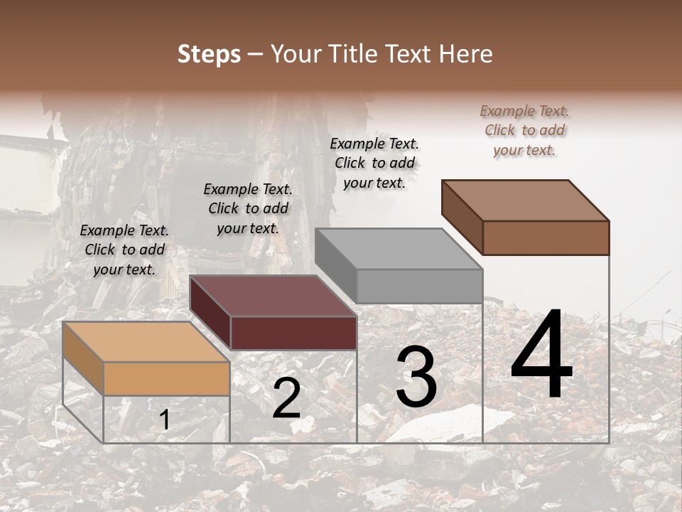 Destroyed Building PowerPoint Template