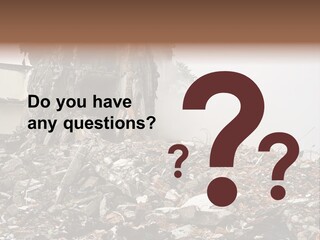 Destroyed Building PowerPoint Template