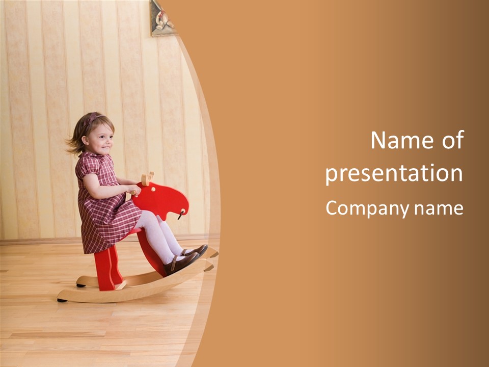 Babyzimmer Bordüren PowerPoint Template