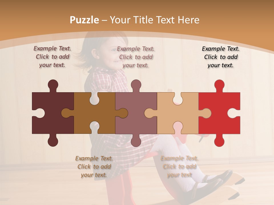 Babyzimmer Bordüren PowerPoint Template