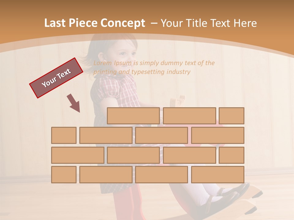 Babyzimmer Bordüren PowerPoint Template