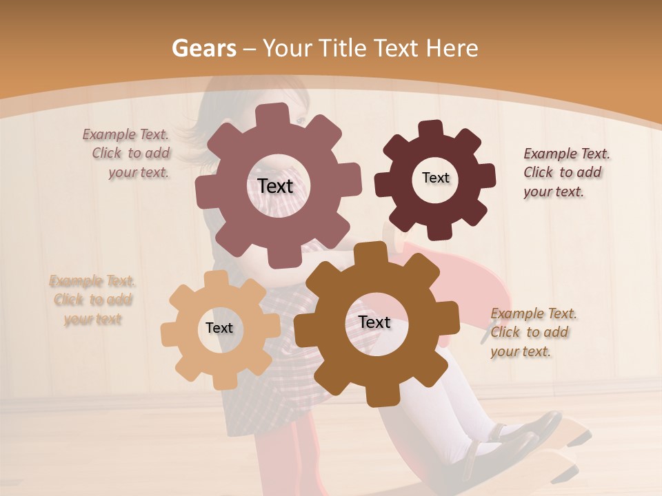 Babyzimmer Bordüren PowerPoint Template