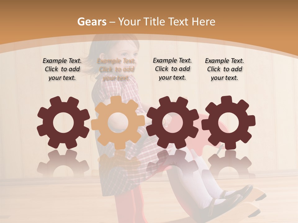 Babyzimmer Bordüren PowerPoint Template