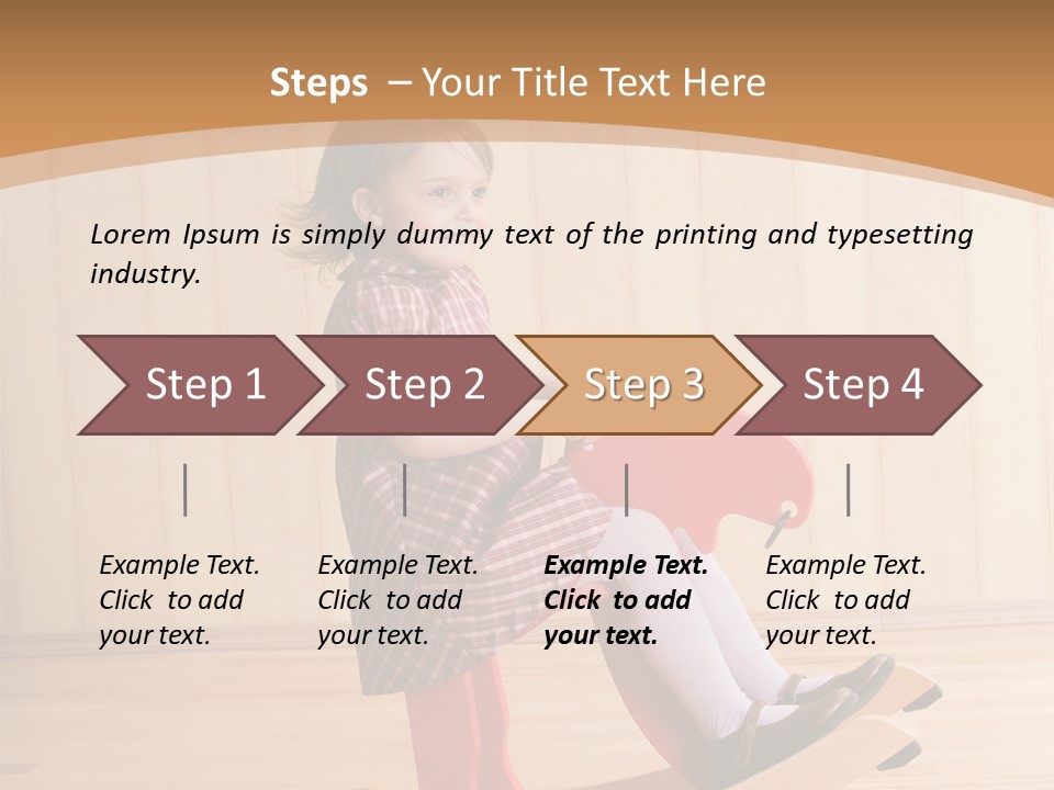 Babyzimmer Bordüren PowerPoint Template