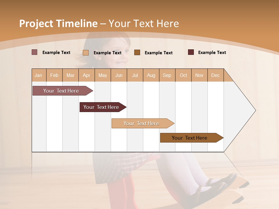 Babyzimmer Bordüren PowerPoint Template