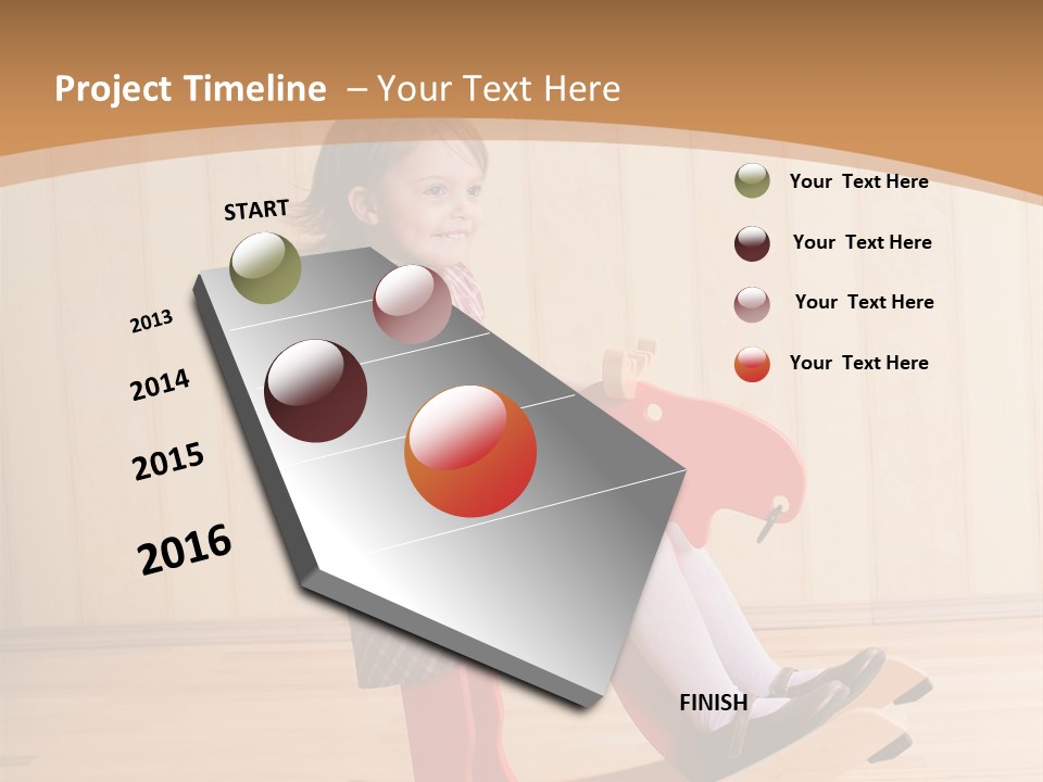 Babyzimmer Bordüren PowerPoint Template