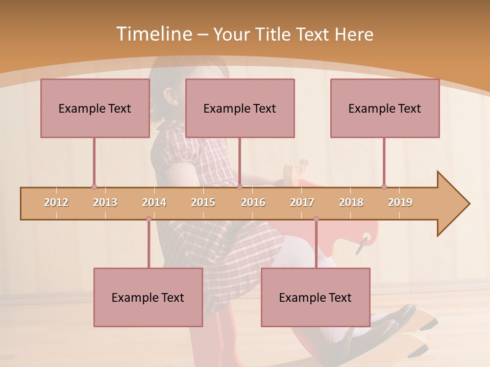 Babyzimmer Bordüren PowerPoint Template