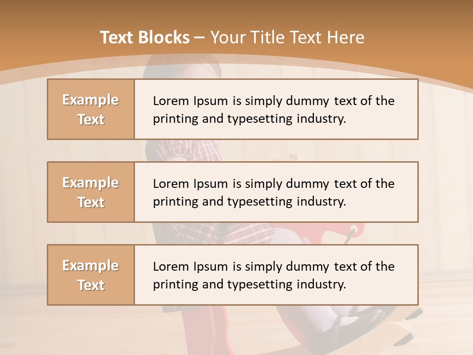 Babyzimmer Bordüren PowerPoint Template