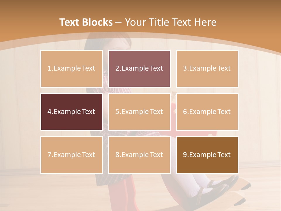 Babyzimmer Bordüren PowerPoint Template