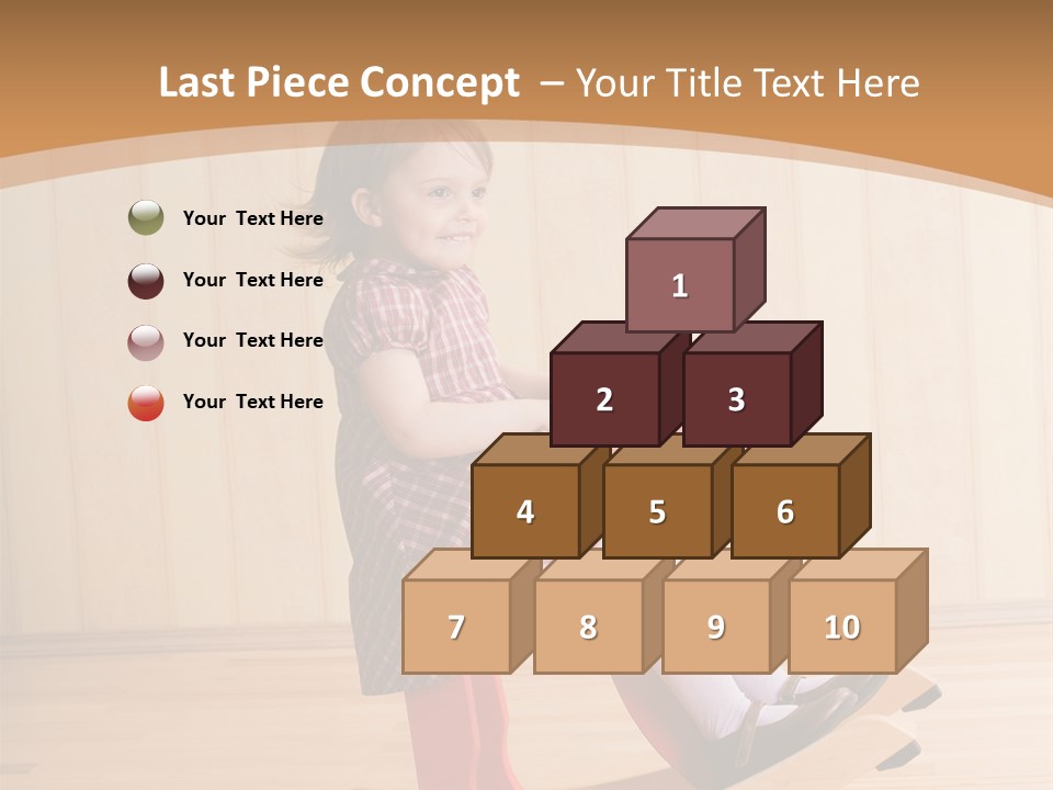 Babyzimmer Bordüren PowerPoint Template