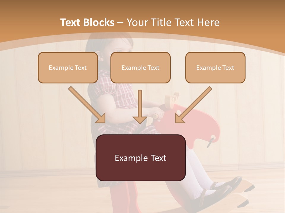 Babyzimmer Bordüren PowerPoint Template