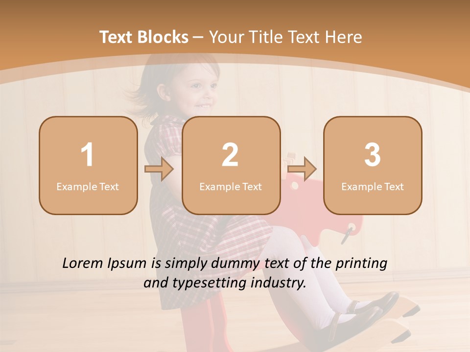 Babyzimmer Bordüren PowerPoint Template