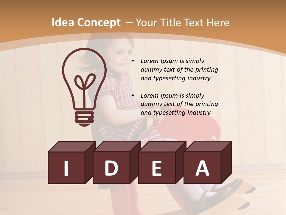 Babyzimmer Bordüren PowerPoint Template