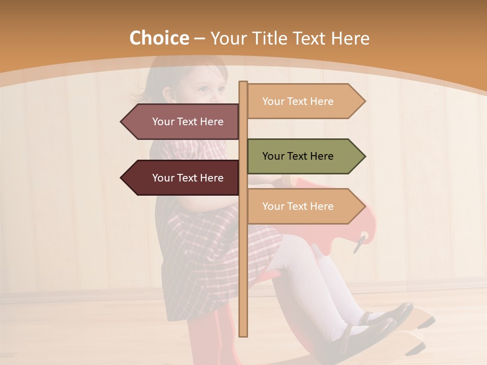 Babyzimmer Bordüren PowerPoint Template