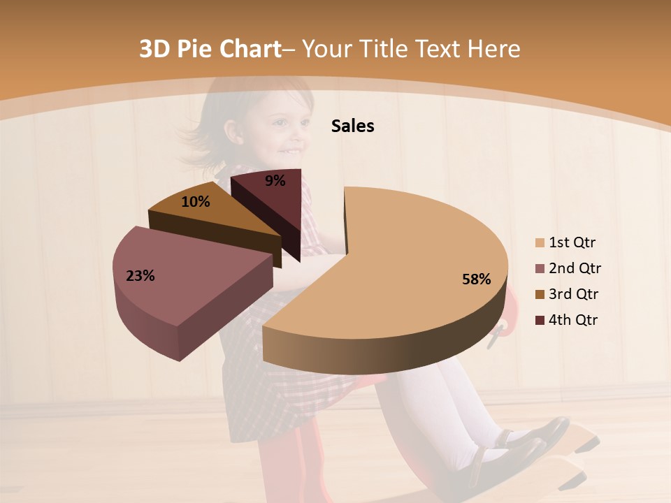 Babyzimmer Bordüren PowerPoint Template