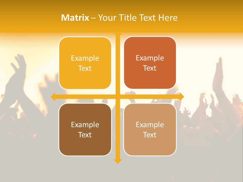 Concert Hands PowerPoint Template