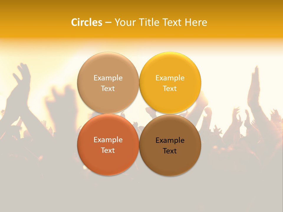 Concert Hands PowerPoint Template