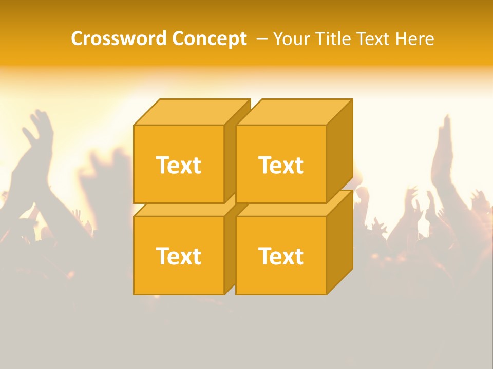 Concert Hands PowerPoint Template