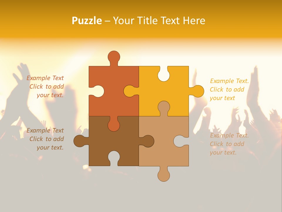 Concert Hands PowerPoint Template