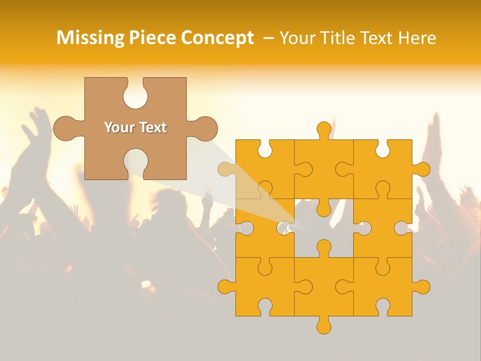 Concert Hands PowerPoint Template