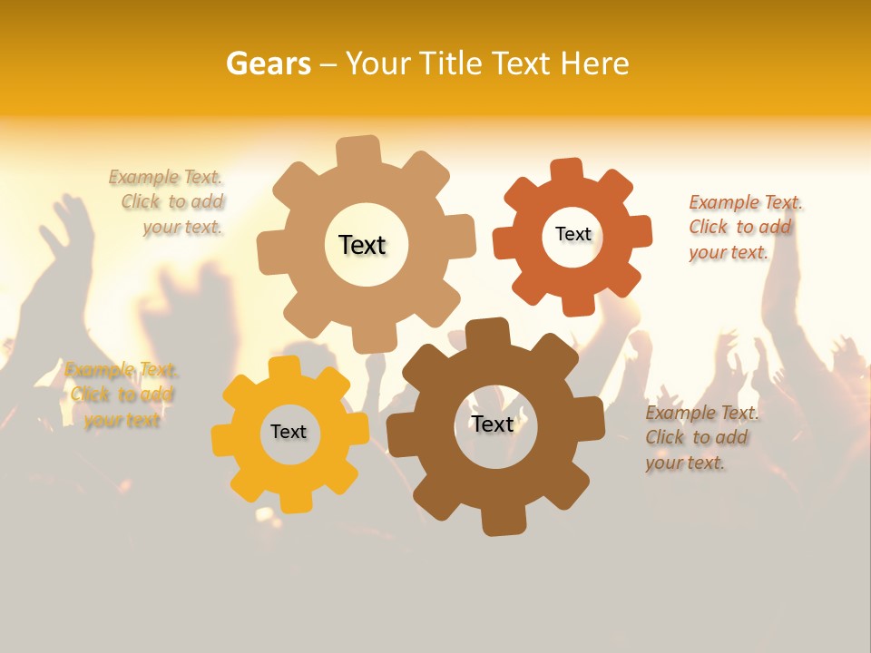 Concert Hands PowerPoint Template