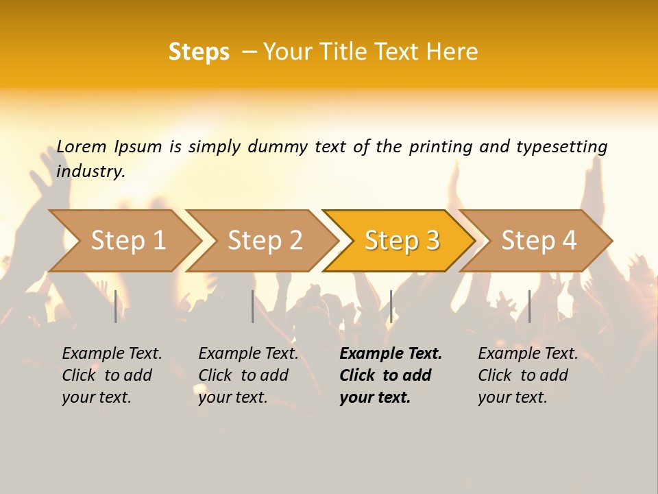 Concert Hands PowerPoint Template