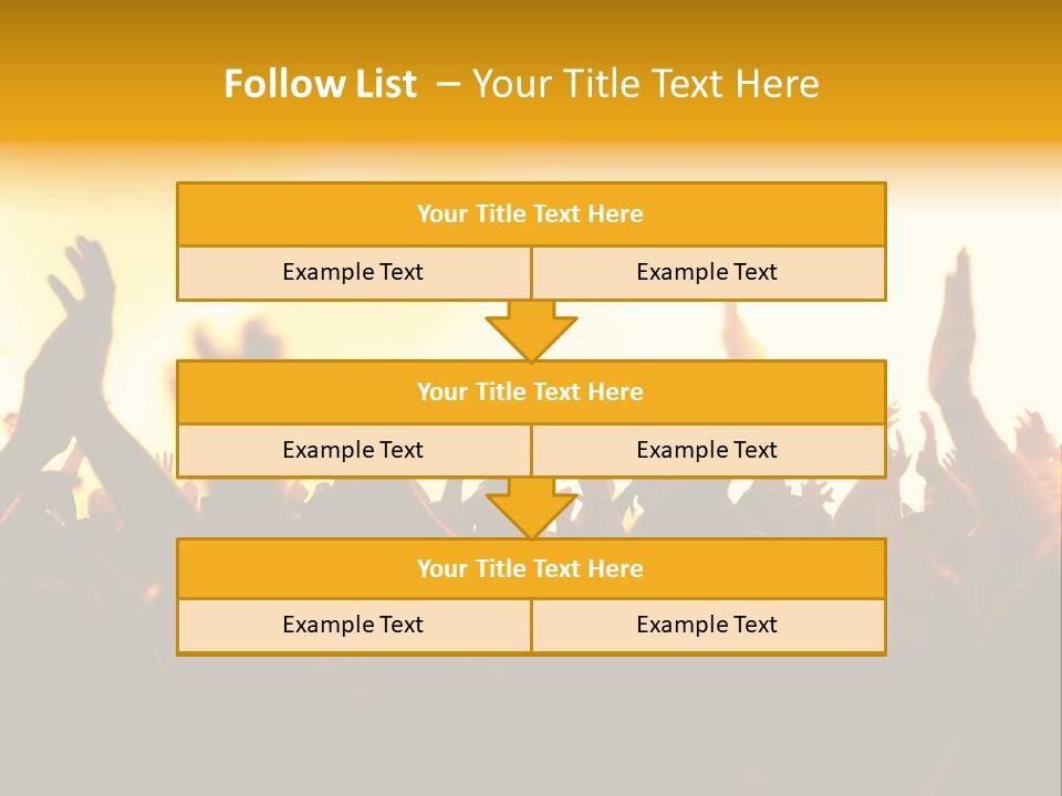 Concert Hands PowerPoint Template