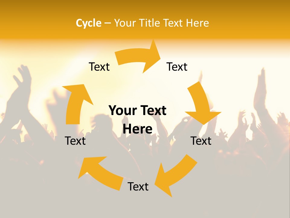 Concert Hands PowerPoint Template