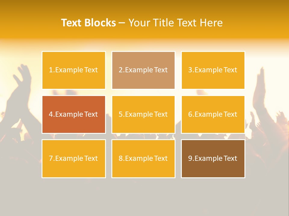 Concert Hands PowerPoint Template