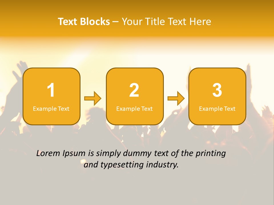 Concert Hands PowerPoint Template