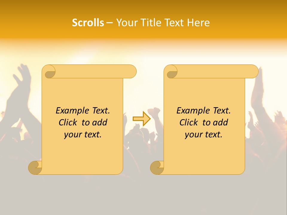 Concert Hands PowerPoint Template
