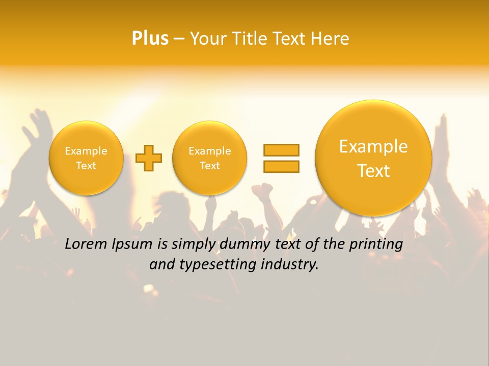 Concert Hands PowerPoint Template