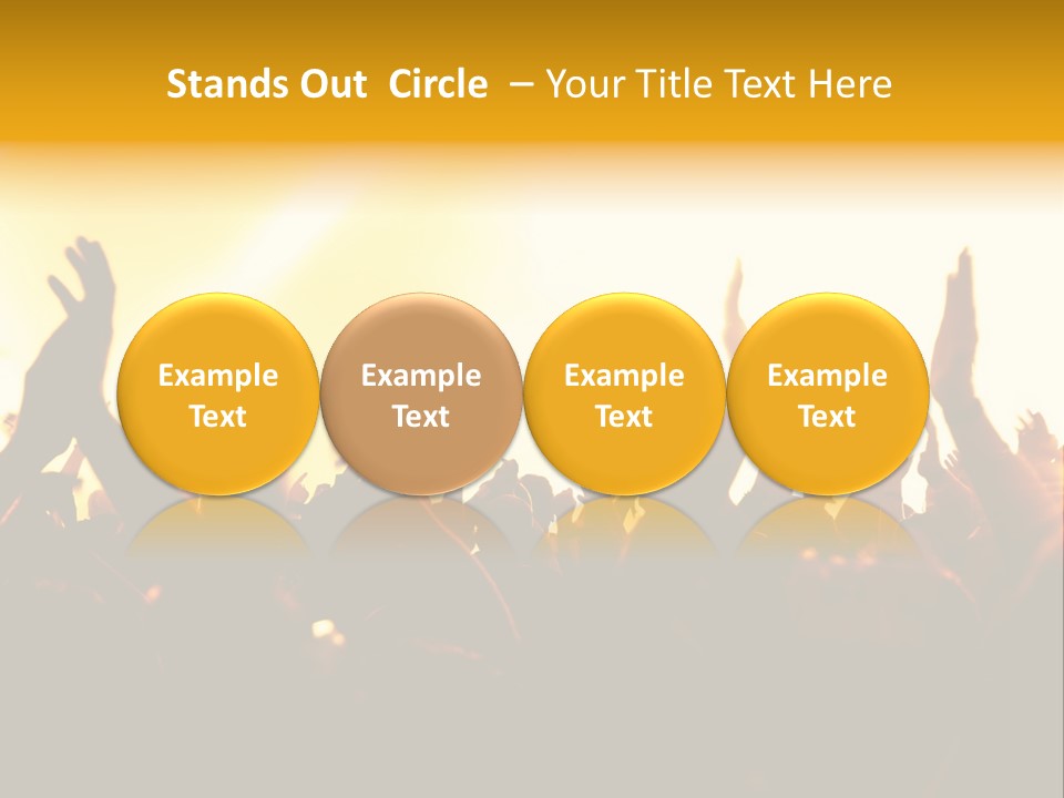 Concert Hands PowerPoint Template