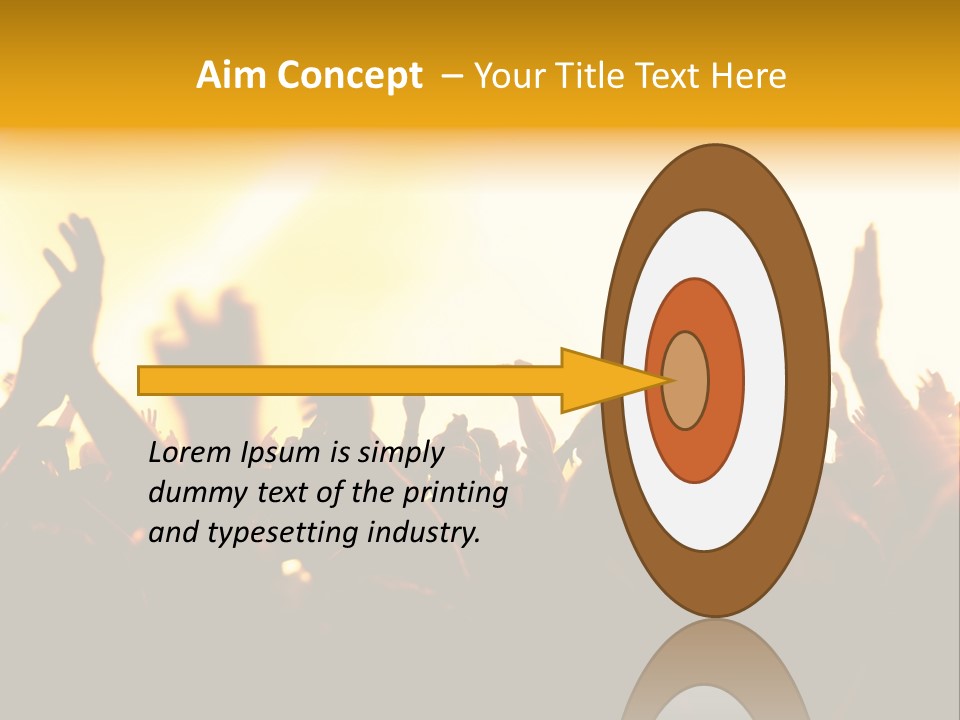 Concert Hands PowerPoint Template