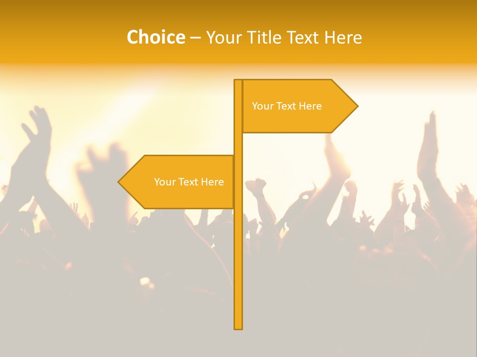 Concert Hands PowerPoint Template