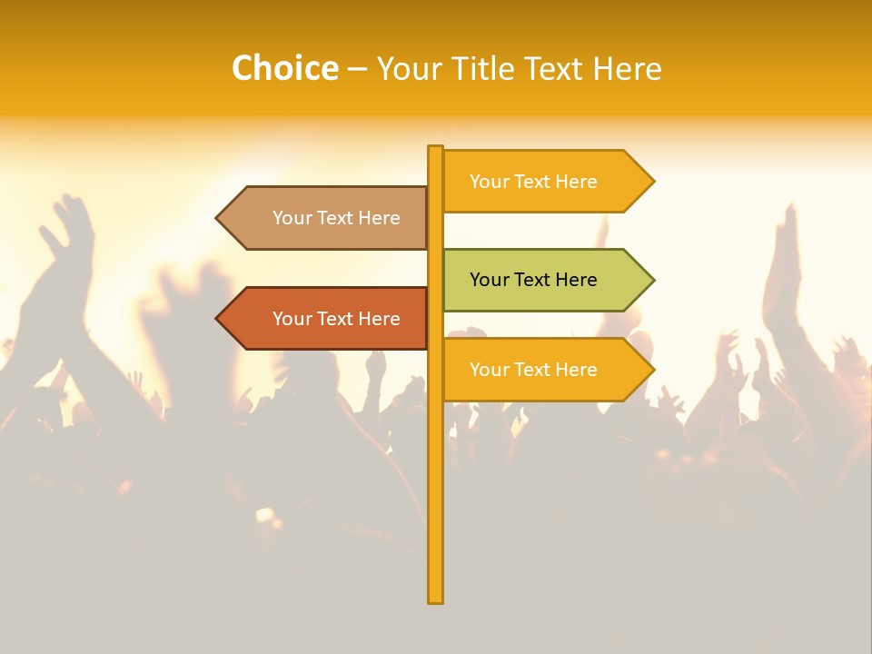 Concert Hands PowerPoint Template