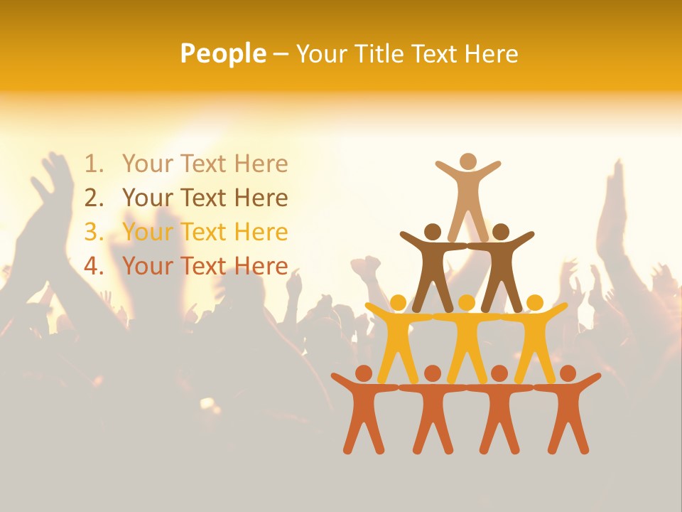 Concert Hands PowerPoint Template