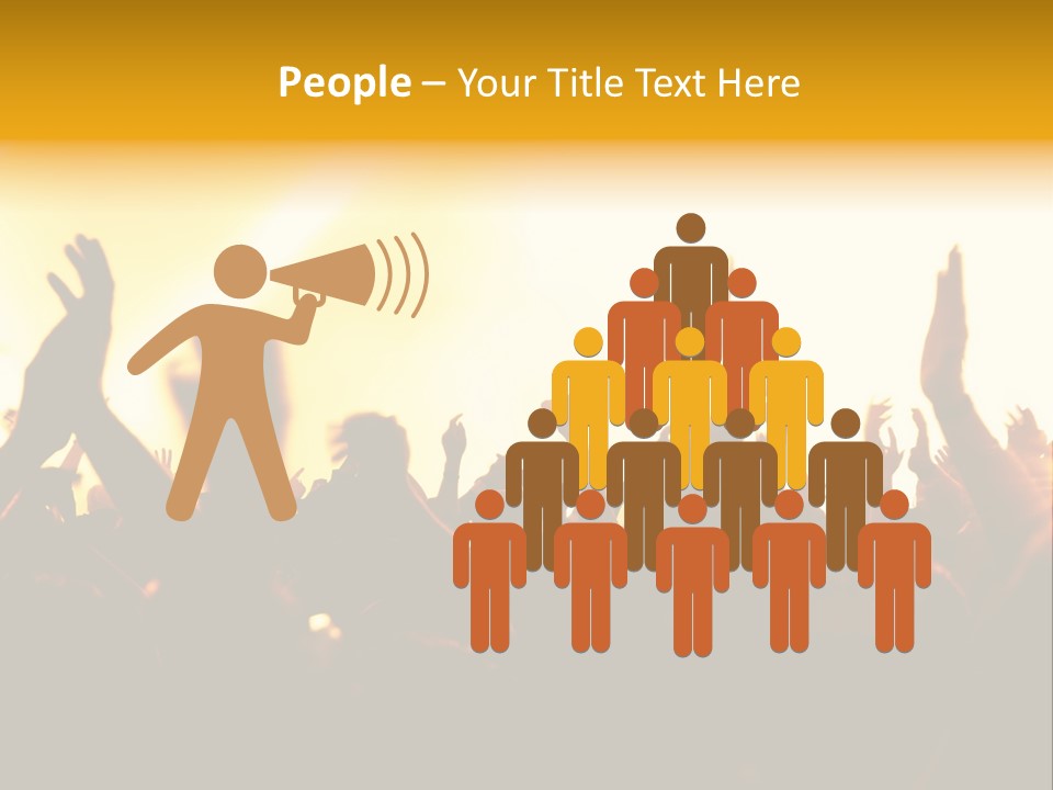 Concert Hands PowerPoint Template