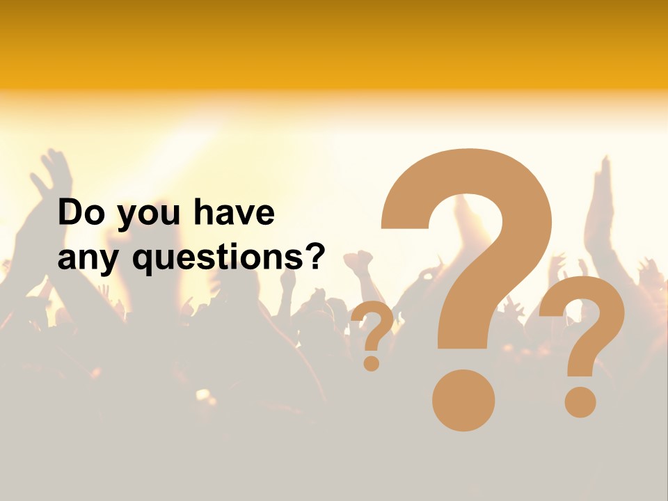 Concert Hands PowerPoint Template