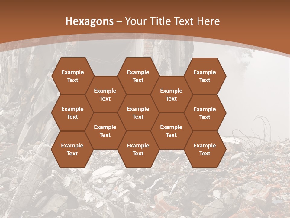 Destroyed Building PowerPoint Template