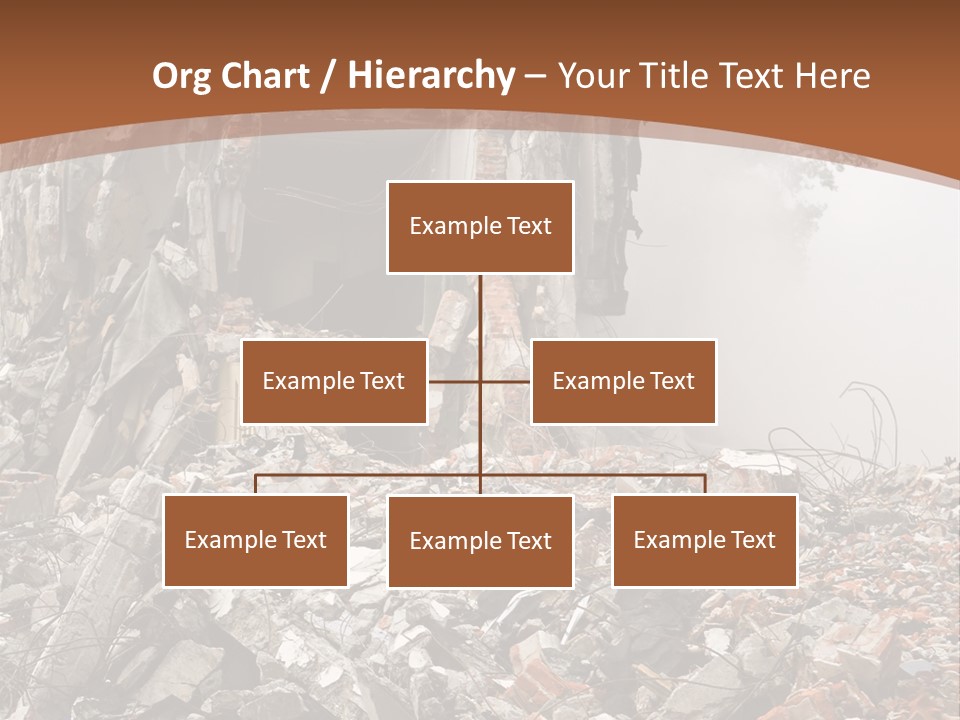 Destroyed Building PowerPoint Template