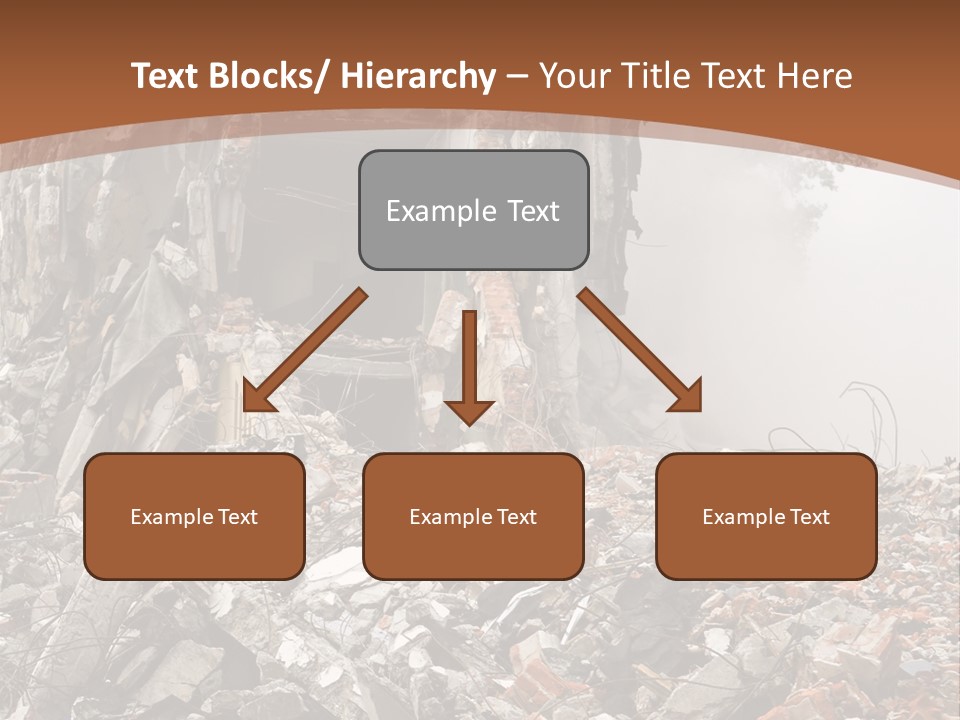 Destroyed Building PowerPoint Template