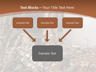 Destroyed Building PowerPoint Template
