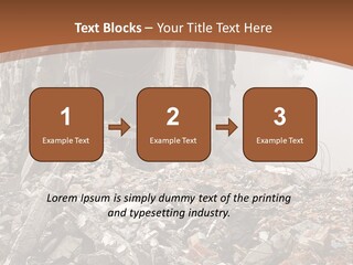 Destroyed Building PowerPoint Template