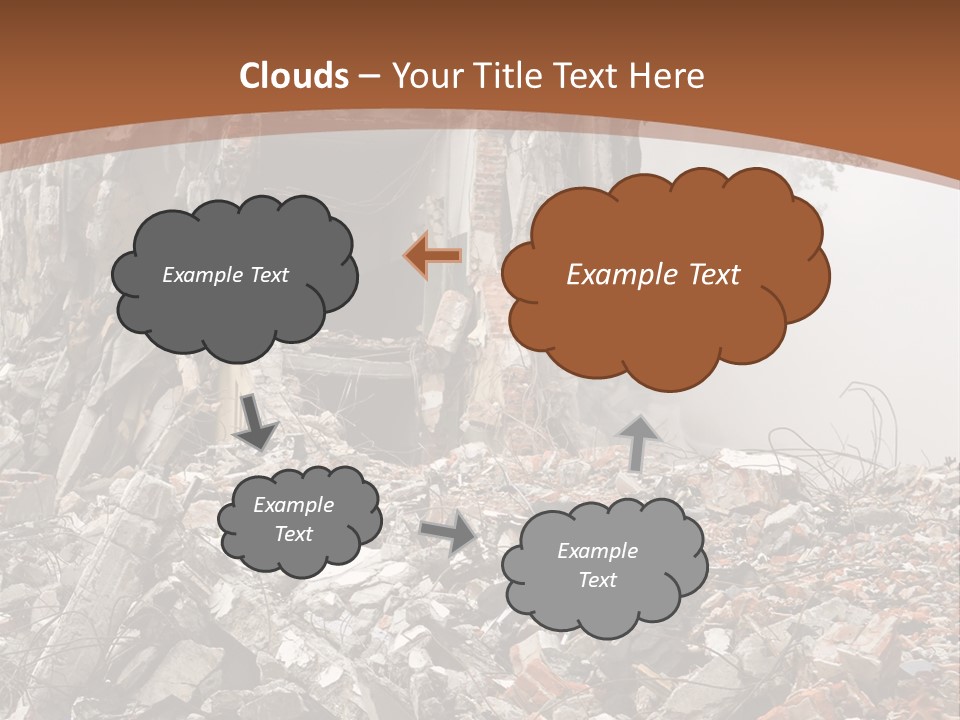 Destroyed Building PowerPoint Template