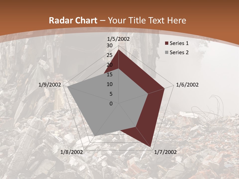 Destroyed Building PowerPoint Template