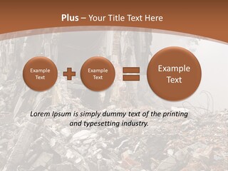 Destroyed Building PowerPoint Template