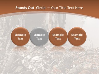 Destroyed Building PowerPoint Template